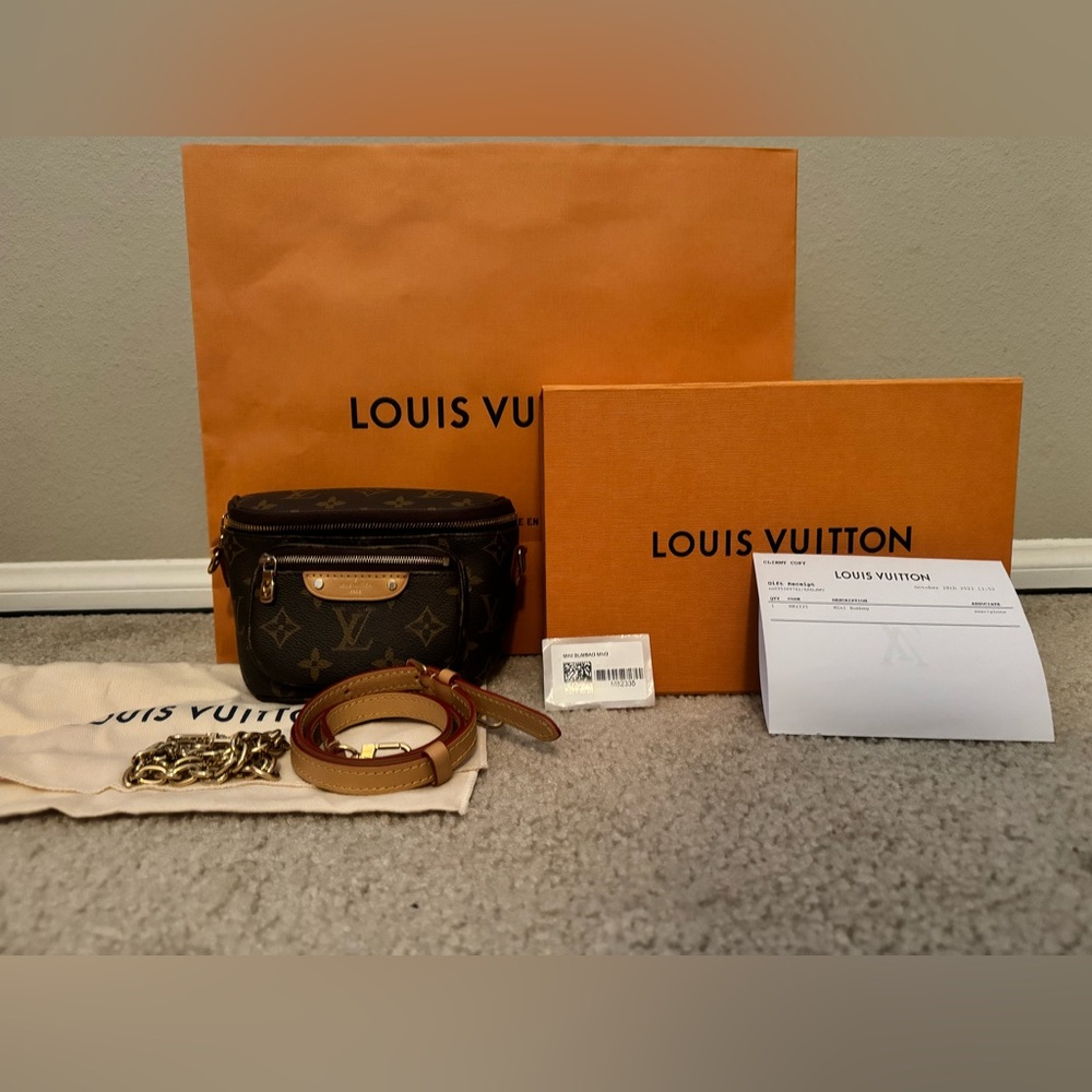 Louis Vuitton Brown Monogram Mini Bum Bag